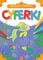 Okładka książki CYFERKI UCZĘ SIĘ I KOLORUJĘ