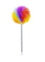 Opakowanie Długopis holograficzny z tęczowym pomponem