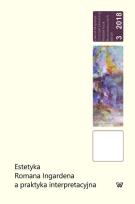 Opakowanie Estetyka Romana Ingardena a praktyka interpretacyjna