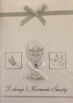 Opakowanie Karnet Komunia Premium B6 + koperta wzór nr 006