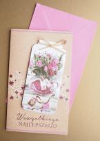 Opakowanie Karnet życzenia + zakładka do książki + koperta