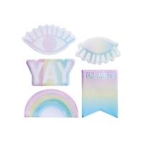 Opakowanie Karteczki samoprzylepne tęcza, oczy