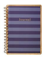 Opakowanie Kołonotes A5/150K fioletowe paski Journal