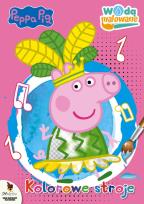 Okładka książki KOLOROWE STROJE WODĄ MALOWANE ŚWINKA PEPPA