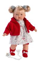 Opakowanie Lalka 33106 Aitana płacząca czerwona brunetka 33cm