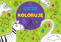 Okładka książki LICZĘ I KOLORUJĘ BLOK KREATYWNY