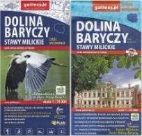 Okładka książki Mapa tur.-Dolina Baryczy, Stawy Milickie (komplet)