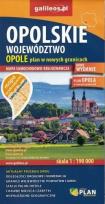 Okładka książki Mapa wodoodporna - Woj.Opolskie/Opole 1:190 000