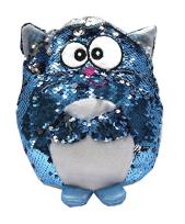 Opakowanie MASKOTKA CEKINOWA KOT 20CM STN 5379