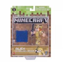 Opakowanie Minecraft Alex w złotej zbroi