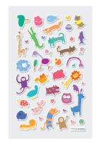 Opakowanie Mini naklejki Itsy bitsy Dzikie zwierzęta