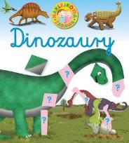Okładka książki Naklejkowa zabawa. Dinozaury
