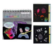 Opakowanie Notes holograficzna wydrapywanka z szablonami