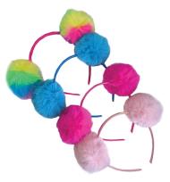 Opakowanie OPASKA Z POMPONAMI  STN 5034 MIX WZORÓW