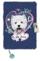 Opakowanie Pamiętnik z kłódką A5/96K My Little Friend Pies