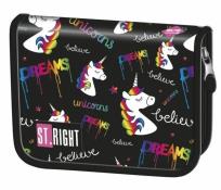 Opakowanie Piórnik dwuklapkowy bez wyposażenia Jednorożce