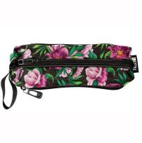 Opakowanie Piórnik trzykomorowy w kolorowe kwiaty