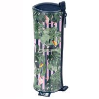 Opakowanie Piórnik tuba w kolorowe kwiaty