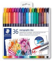 Opakowanie Pisak dwustronny marsgraphic duo 36 kolorów