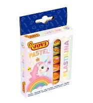 Opakowanie Plastelina 6 kolorów pastelowa 15gr. JOVI