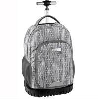 Opakowanie Plecak na kółkach szary w serca