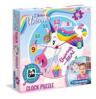 Opakowanie Puzzle 96 Zegar I Belive in Unicorns