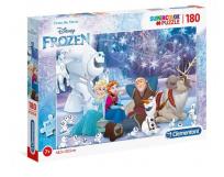 Opakowanie Puzzle Supercolor Kraina Lodu 180