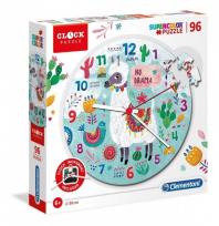 Opakowanie Puzzle Supercolor Zegar Lama 96