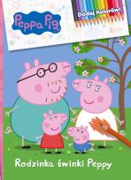 Okładka książki RODZINKA ŚWINKI PEPPY ŚWINKA PEPPA DODAJ KOLORÓW