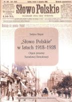 Okładka książki Słowo Polskie'' w latach 1918-1928