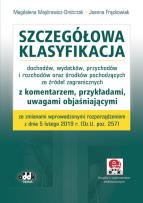 Okładka książki Szczegółowa klasyfikacja dochodów, wydatków, przychodów i rozchodów