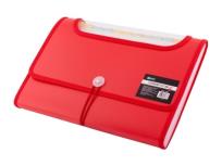 Opakowanie Teczka A4 12 przegródek czerwona D.RECT