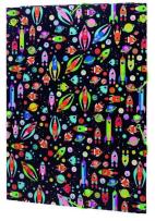 Opakowanie Teczka A4 cienka z gumką Space czarna MILAN