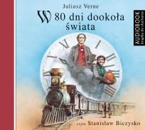 Okładka książki W 80 dni dookoła świata. - Audiobook