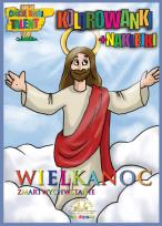 Okładka książki Wielkanoc. Zmartwychwstanie - kolorowanki+naklejki