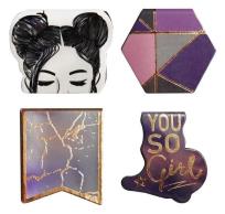 Opakowanie Zakładki magnetyczne trójkąty/so girl 4 sztuki