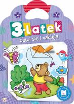 Okładka książki 3-LATEK BAWI SIĘ I NAKLEJA CZĘŚĆ 1