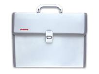 Opakowanie Aktówka z przegródkami z rączką PP-412 szara