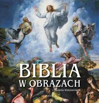 Okładka książki Biblia w obrazach z Muzeów Watykańskich