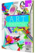 Opakowanie Blok kartonów kolorowych 10 kartek 250g.