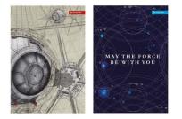 Opakowanie Brulion A5 w kratkę 96 kartek Star Wars 5 sztuk