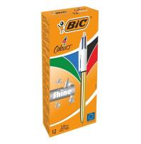 Opakowanie Długopis 4 colours Shine gold BIC (12szt)