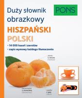 Okładka książki Duży słownik obrazkowy Hiszpański Polski Pons
