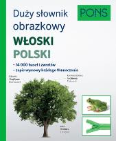 Okładka książki Duży słownik obrazkowy Włoski Polski Pons