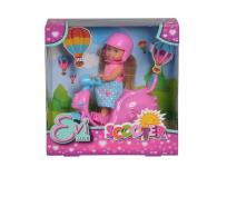 Opakowanie Evi na skuterze