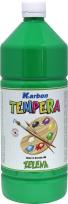 Opakowanie Farba tempera w butelce 1l Zielony , Karbon