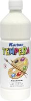 Opakowanie Farba tempera w butelce KARBON 550ml. Biały