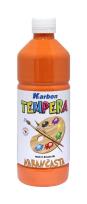 Opakowanie Farba tempera w butelce Karbon pomarańczowa 550ml