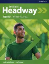 Okładka książki Headway 5E Beginner WB + key OXFORD