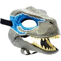 Opakowanie Jurassic World. Maska ruchoma Velociraptor Blue